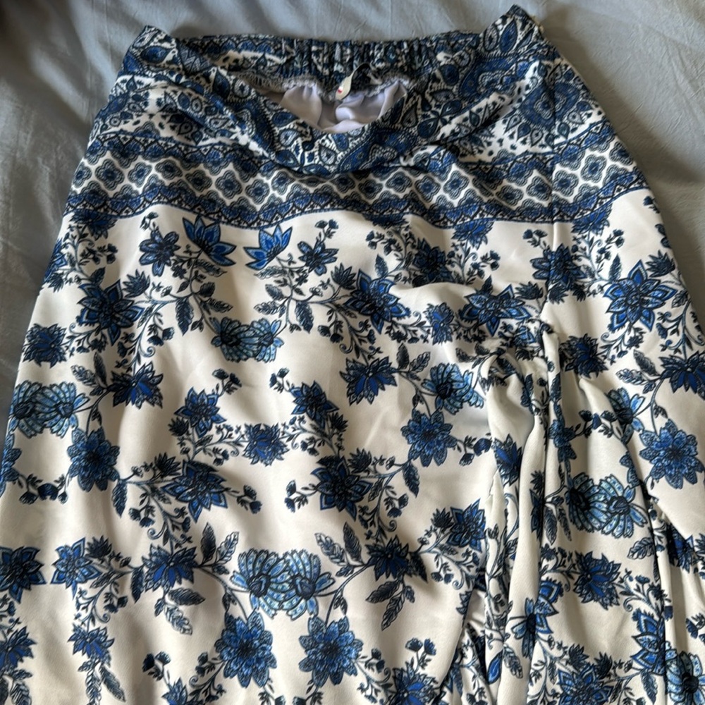 Show Me Your MuMu Salsa Skirt Casablanca Blues Ruffle S